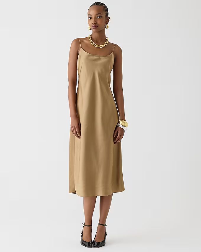 Gwyneth slip dress in luster charmeuse | J.Crew US