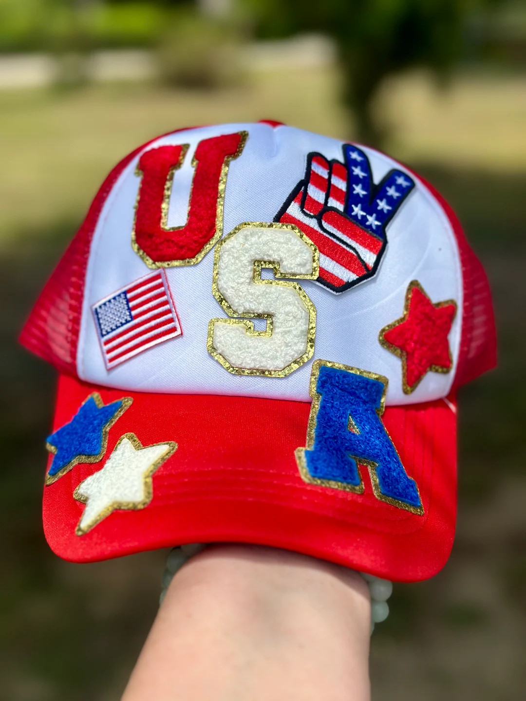 Trucker Hat Fourth of July Hat Custom Hat Snap Back Hat Patch Hat USA Hat Ball Cap Custom Ball Ca... | Etsy (US)