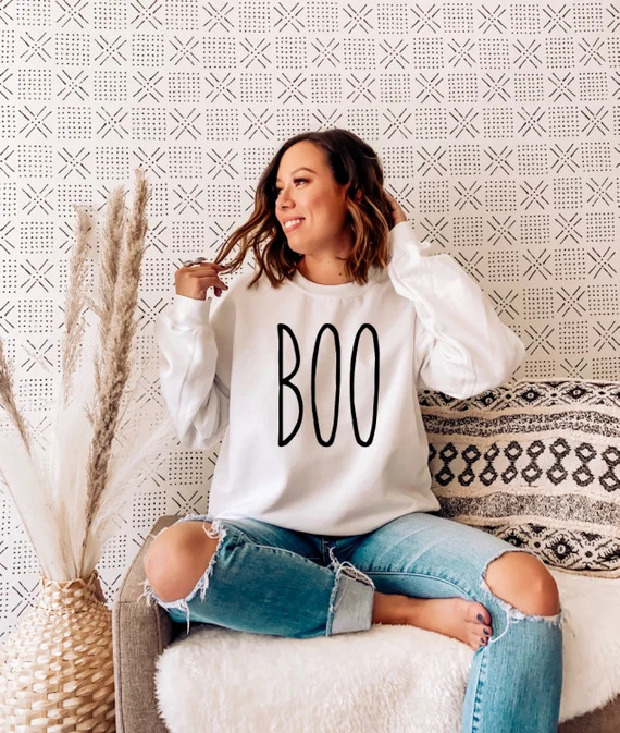 Read the full title
    BOO DUNN Inspired Pullover Sweatshirt, Fall Fleece Crew, Boo Halloween Un... | Etsy (US)