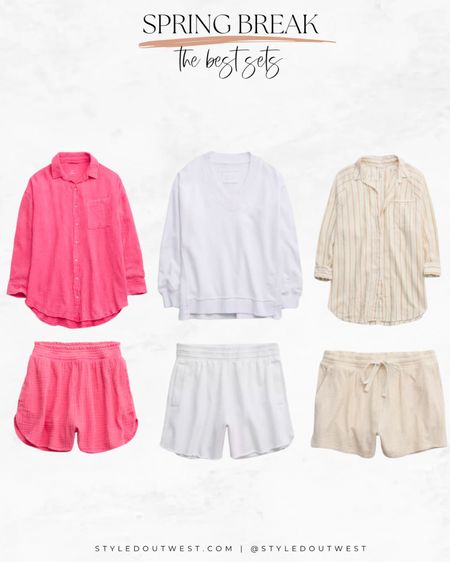 The best sets from Aerie! Also, currently on sale! Size down in tops as they run big. 

#LTKSpringSale #LTKtravel #LTKstyletip
