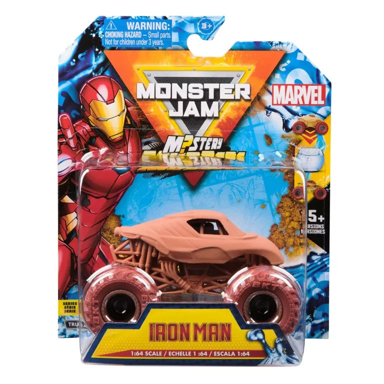 Monster Jam Marvel Mystery Mudders - 1:64 Scale - Iron Man | Walmart (US)