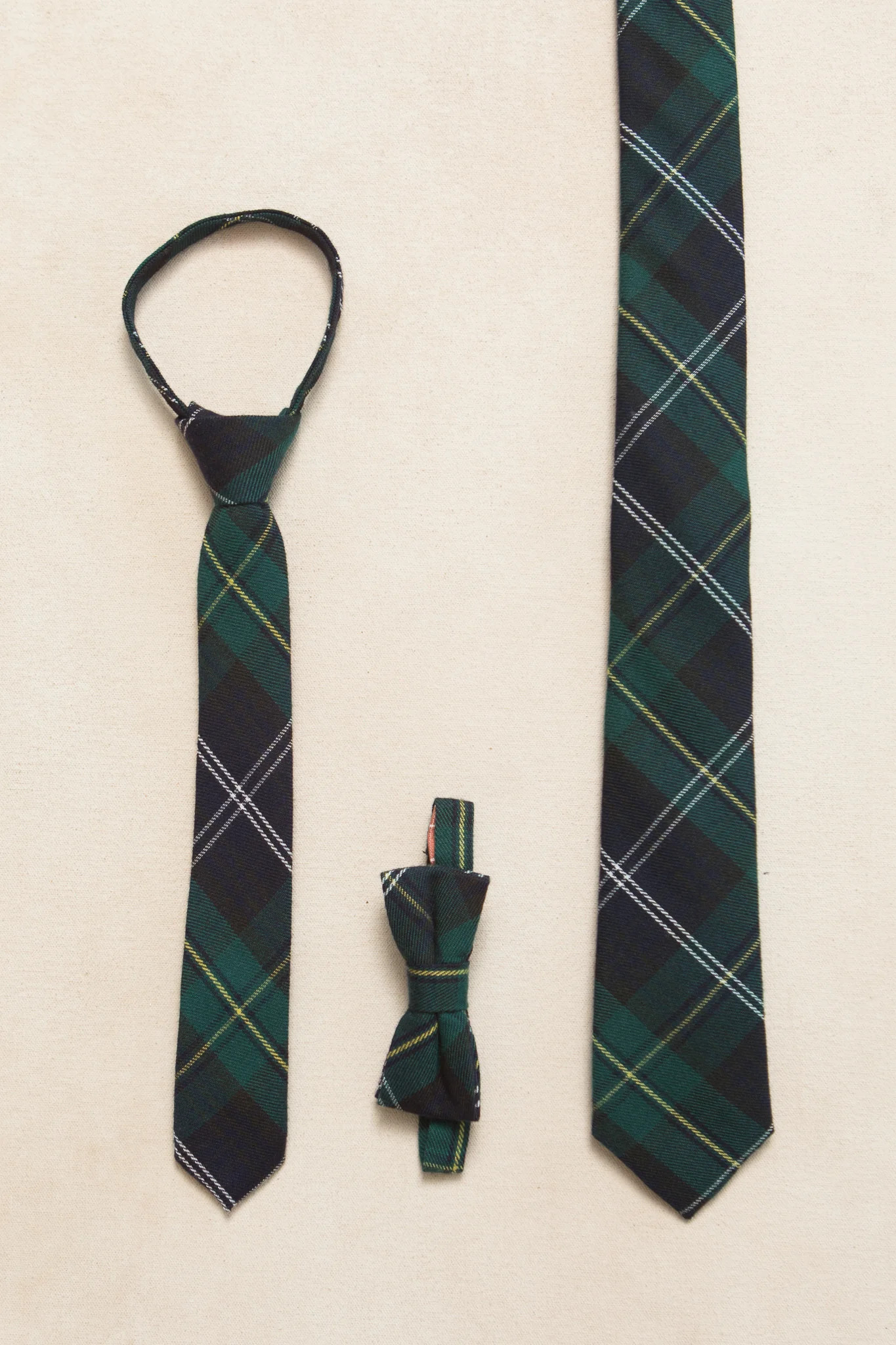 Ties in Connie Navy Plaid - FINAL SALE | Ivy City Co