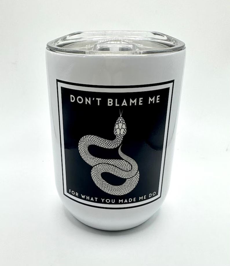 Taylor Swift Wine Tumbler Dont Blame Me/ Look What You Made - Etsy | Etsy (US)