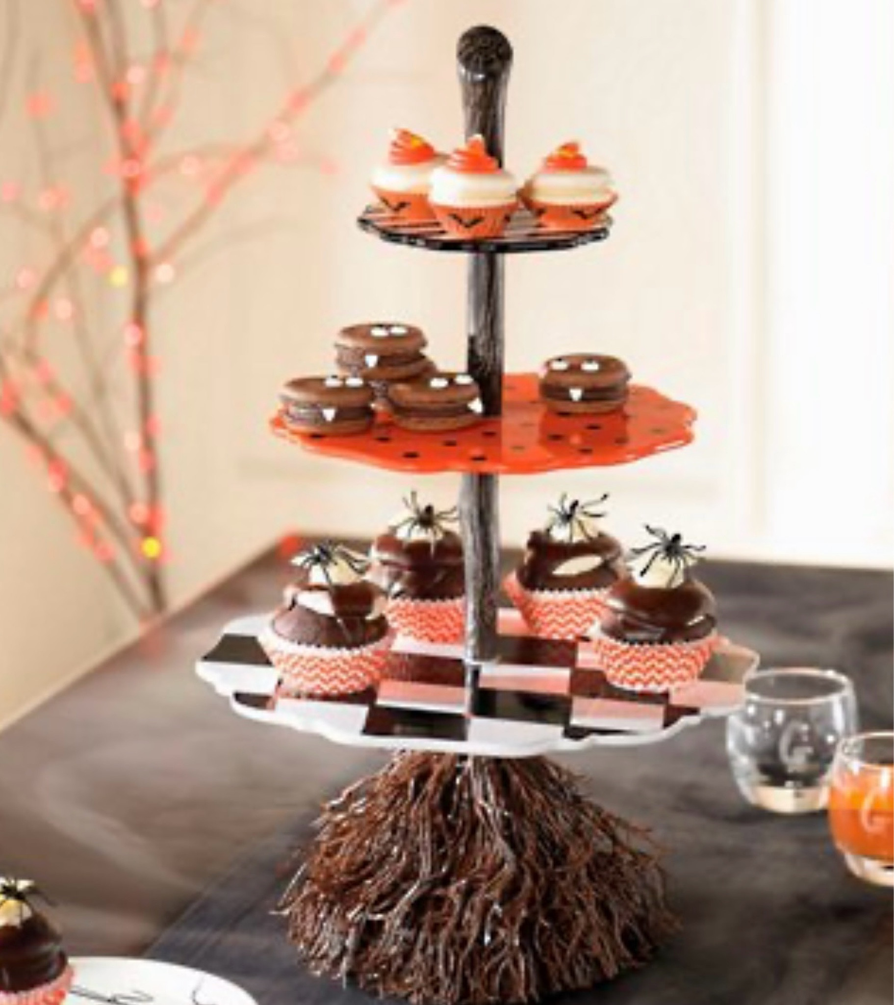 How cute is this broomstick 3 tier Halloween serving set!!! Perfect for Halloween parties!

#LTKHalloween #LTKSeasonal #LTKParties