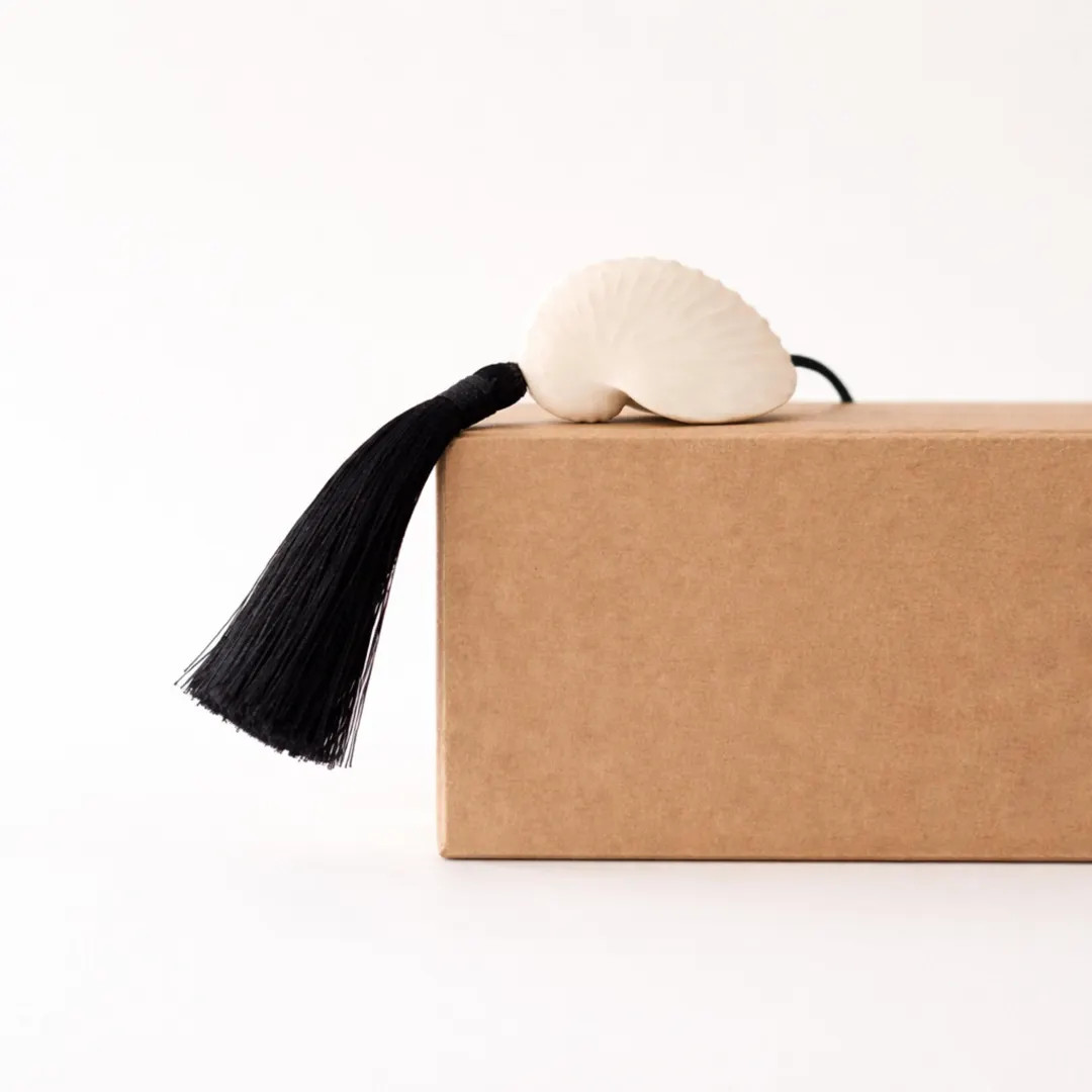 Ceramic Octopus Shell With Silky Tassel Sautoir Necklace - Etsy UK | Etsy (US)