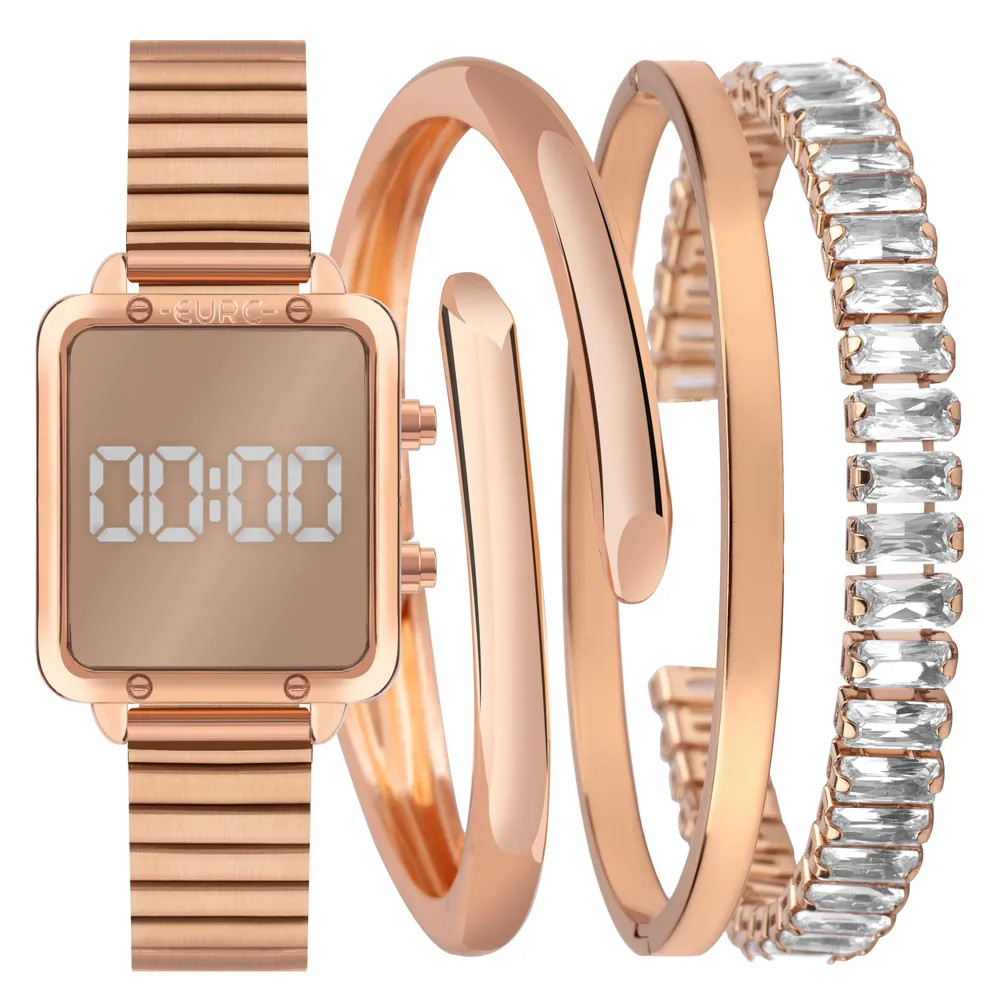 Relógio Euro Feminino Mix Digital Rosé - EUMD27AAF/K4J | Eurorelogios (BR)