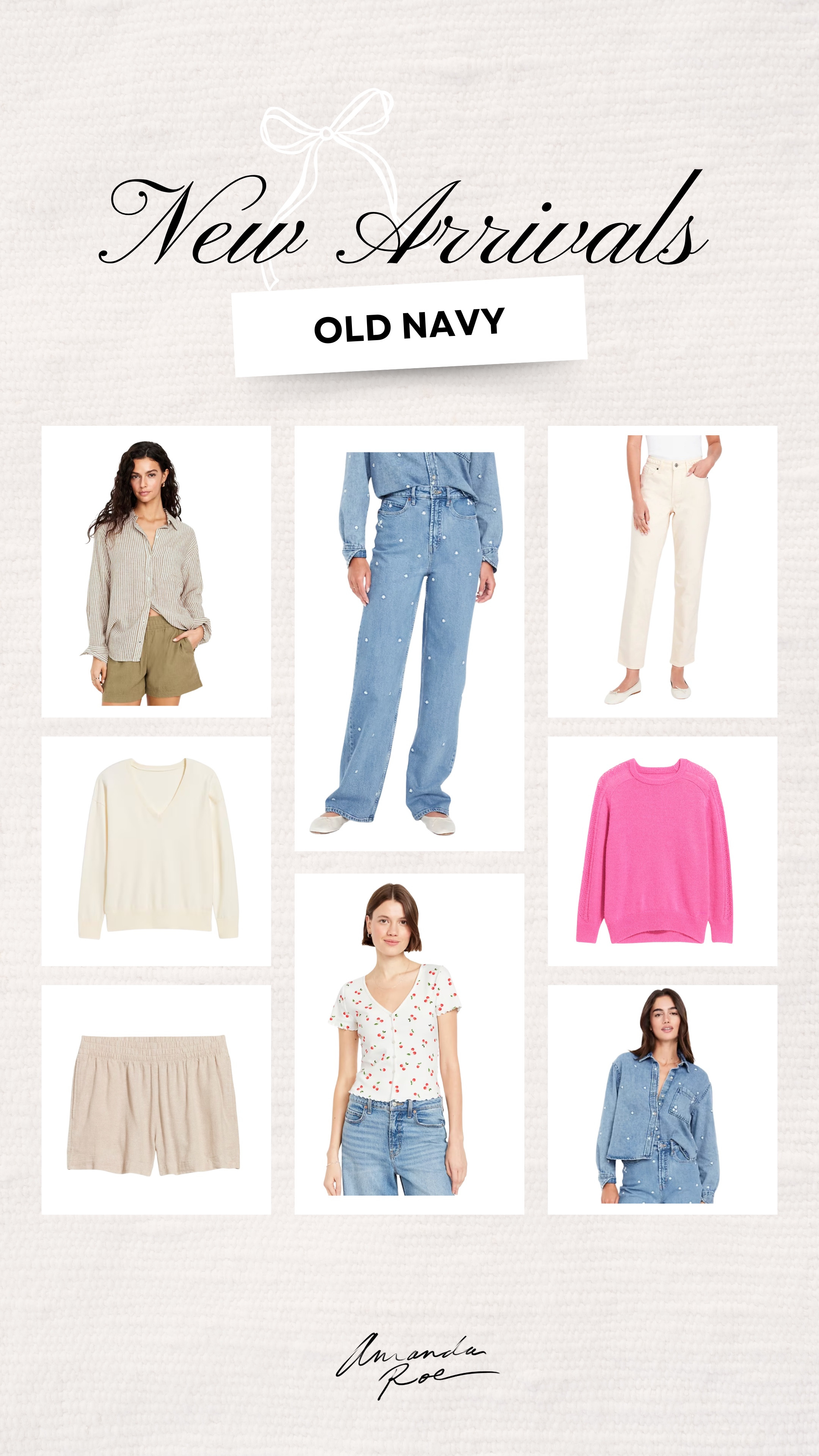 New arrivals from Old Navy! Check in this week for a try on with everything I ordered for spring. 

Spring style, millennial style, mom outfits, affordable spring outfits 

#LTKStyleTip #LTKFindsUnder50