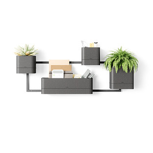 Umbra® CUBIKO WALL PLANTER Black | The Container Store
