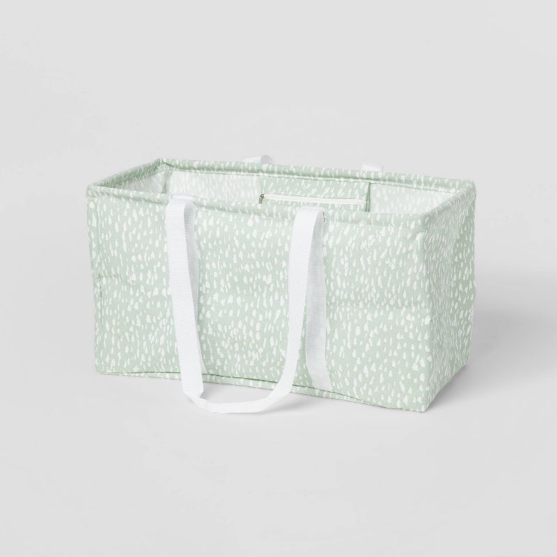 Scrunchable Laundry Tote Textured Green - Brightroom&#8482; | Target