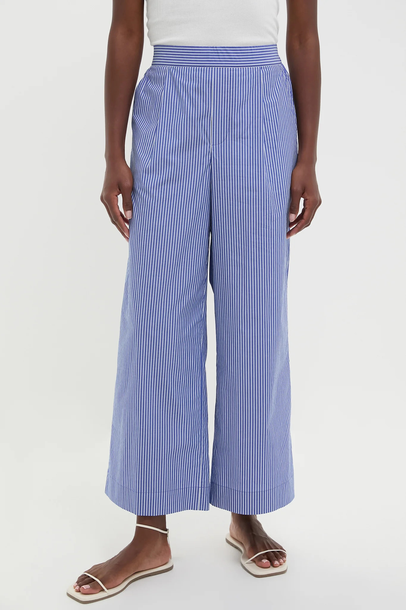 Royal Blue and White Stripe Penelope Pants | Tuckernuck (US)