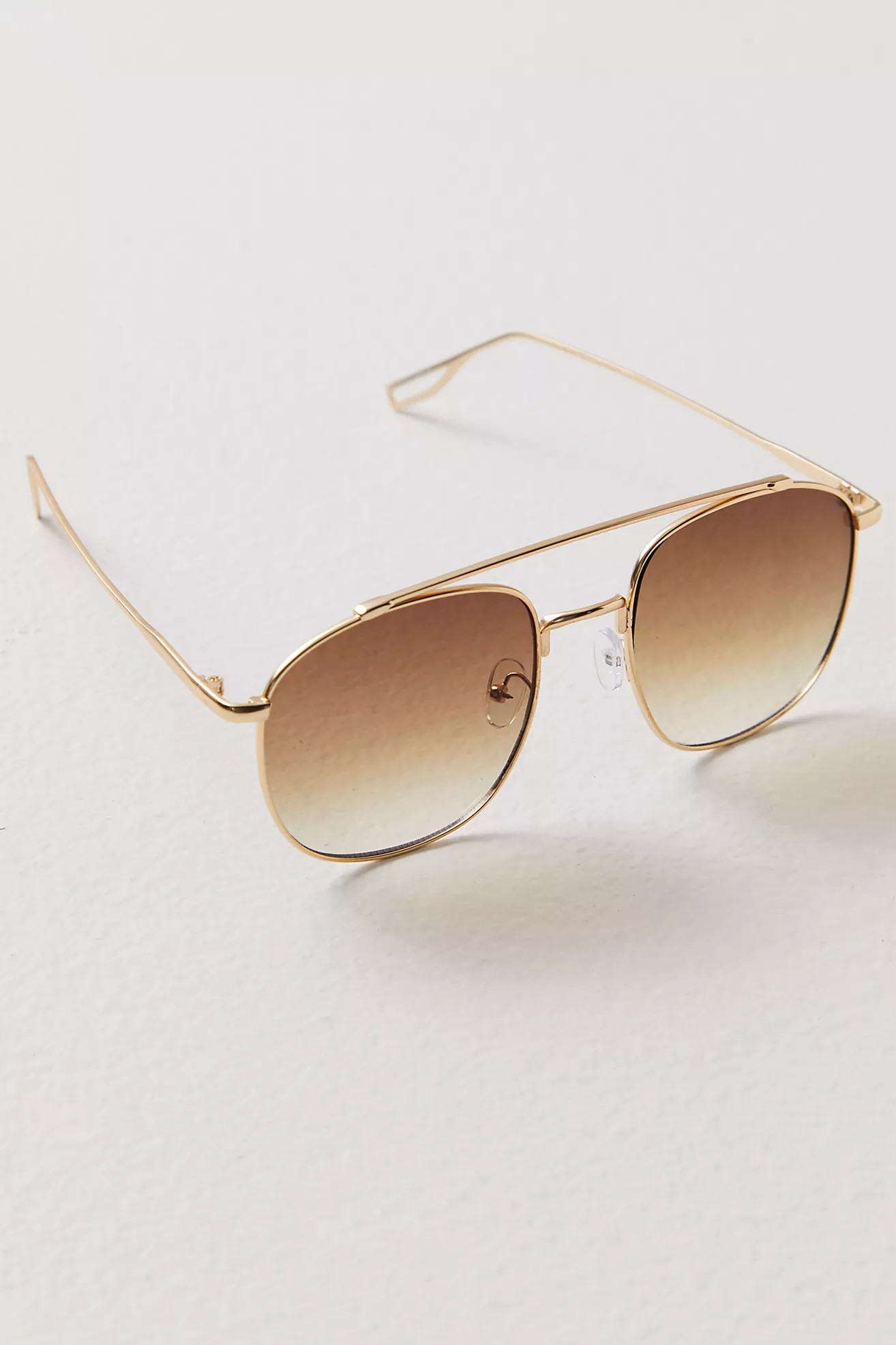 Georgiana Aviator Sunglasses | Free People (Global - UK&FR Excluded)