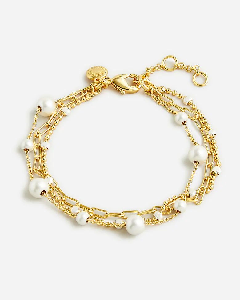 Dainty layered bracelet | J.Crew US