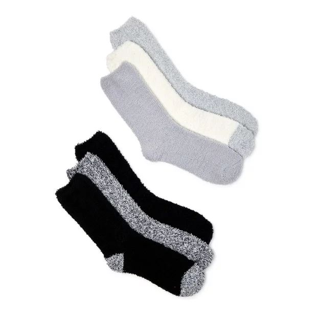 Women's Secret Treasures Crew Cozy Sock, 6pk | Walmart (US)