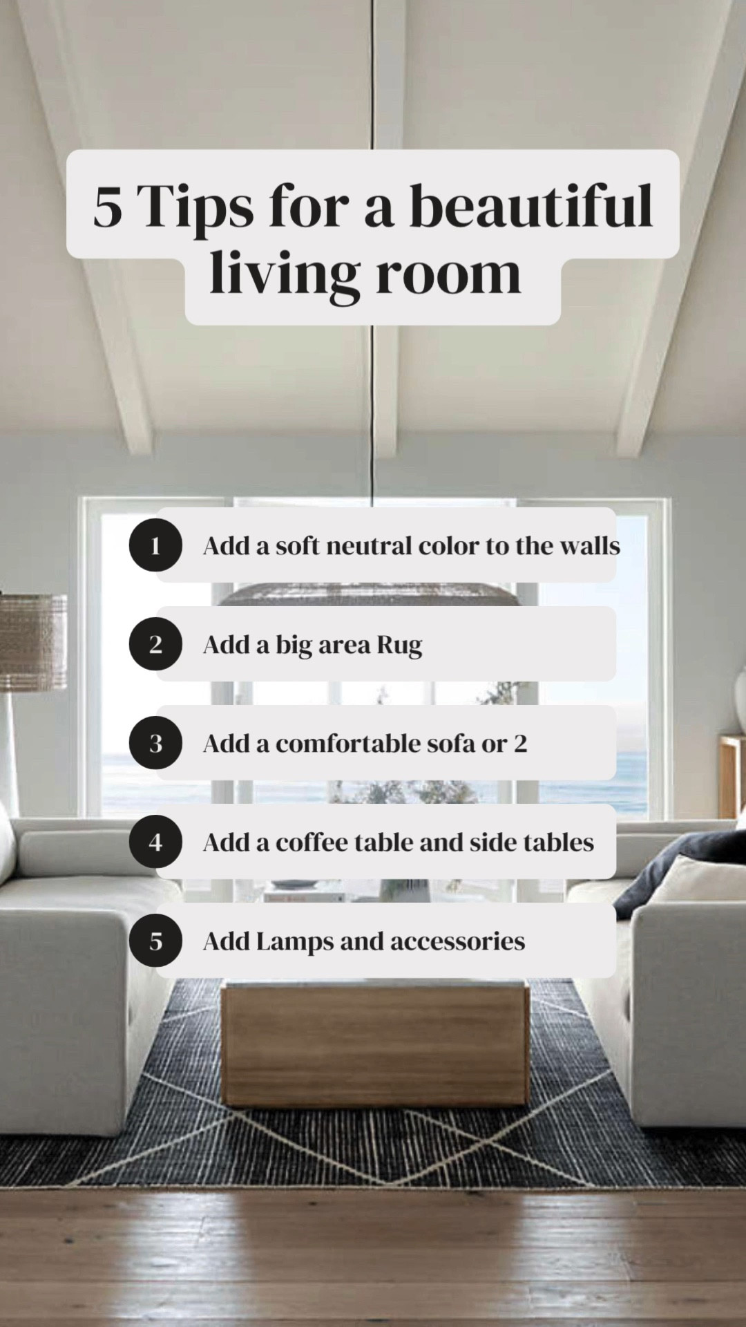 Design tips for the living room!!!
Room recipe!!! #livingroom
