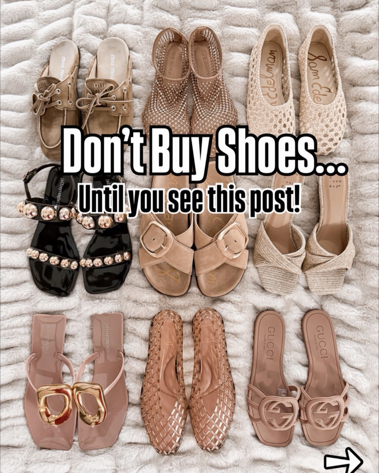 As your friend… don’t buy summer shoes until you see these 👀🤎

The comfy sandals. The Target finds that look SO expensive. The jelly shoes I lived in last year. The woven flats. The under $50 look-for-less pairs… this is basically my entire summer shoe rotation 🙌🏻

Saving this one for later because these are the pairs that literally make every outfit ✨

💌type “SHOES” and I’ll send all my favorites 
🔗

#LTKmomlife #LTKSeasonal #LTKOver40