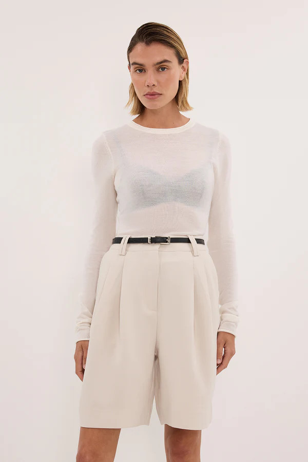 CHELSEA BONE BERMUDA SHORT | DISSH