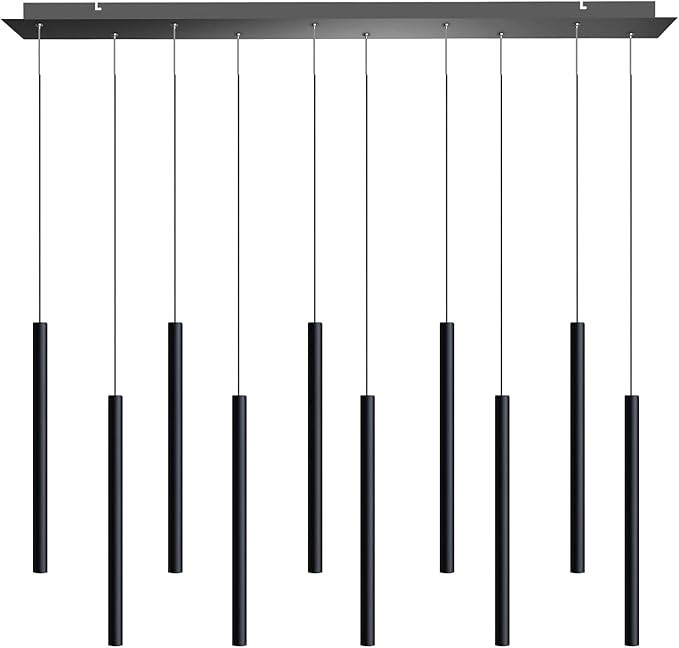 contec development CANALIS 10 Mini Pendant Lighting Black - LED Hanging Light Fixture for Kitchen... | Amazon (US)