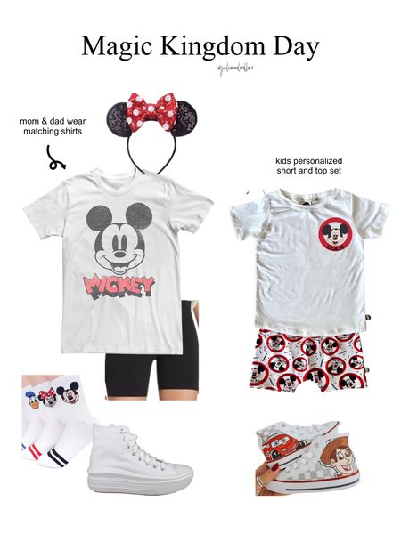 Disney World Pack list
Magic Kingdom Outfit 
Family tshirts 
Mickey shirt 
Minnie ears 
Custom Disney outfit 


#LTKfamily #LTKtravel #LTKFind