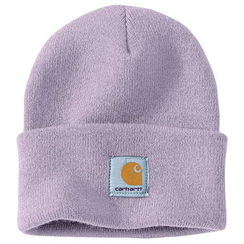 Carhartt Mens Knit Cuffed Beanie Hat, Dusk Purple, One Size US | Amazon (US)