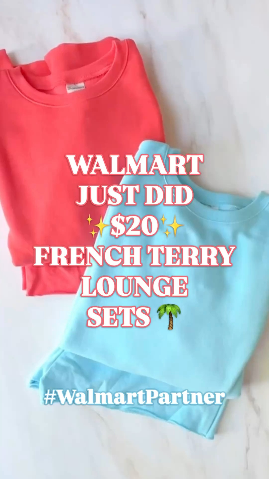 #WalmartPartner @WalmartStyle #WalmartStyle 

Walmart lounge set women | Walmart matching set | French terry lounge set | Walmart style outfits | comfy travel outfit women | casual lounge outfit | affordable loungewear women

If you’re searching for a Walmart lounge set that feels elevated and easy to wear, this is the one.

This $20 French terry matching set hits that polished, off-duty look you usually see at much higher price points.

Soft cotton-blend French terry with a smooth, structured feel. The sweatshirt has a relaxed, slightly oversized drape and the shorts sit comfortably with an easy pull-on waistband.

It’s the kind of set you reach for when you want to feel comfortable but still pulled together.

Why this works:
• French terry fabric with a soft, structured feel
• Matching set that makes getting dressed effortless
• Relaxed fit that still reads polished
• Easy to wear now through spring and summer

Where you’ll wear it:
travel days, errands, coffee runs, casual weekends, beach trips, spring break, vacation mornings

This is one of those Walmart finds that quietly does a lot of work in your closet.

If you’ve been searching:
walmart lounge set women, french terry set, comfy matching set, casual outfit women, travel outfit comfy, affordable loungewear, walmart fashion finds, easy everyday outfit

this is a great find  

Under $20. Multiple colors. Worth grabbing while it’s in stock.

⸻

walmart lounge set women, walmart matching set outfit, french terry lounge set women, walmart style outfits, comfy casual outfit women, affordable loungewear set, travel outfit women comfy, airport outfit women, athleisure set women, spring lounge set women, summer lounge set women, everyday outfit women casual, relaxed fit matching set, oversized sweatshirt outfit women, drawstring shorts outfit women, walmart fashion finds 2026, cute comfy outfits women, coastal casual outfit women, resort casual outfit, off duty outfit women

#MatchingSet #TravelSet #VacationOutfit #FrenchTerry #LoungeSet #TwoPieceSet 

#LTKSeasonal #LTKTravel #LTKSwim