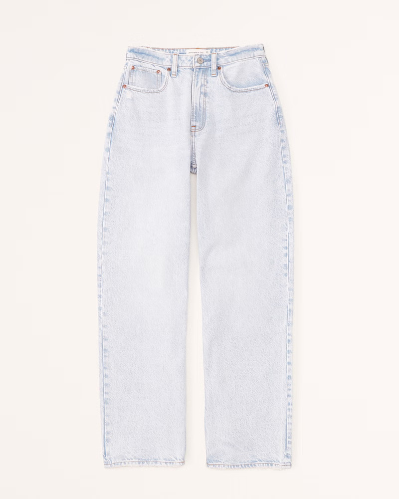 Women's Curve Love High Rise Loose Jeans | Women's New Arrivals | Abercrombie.com | Abercrombie & Fitch (US)