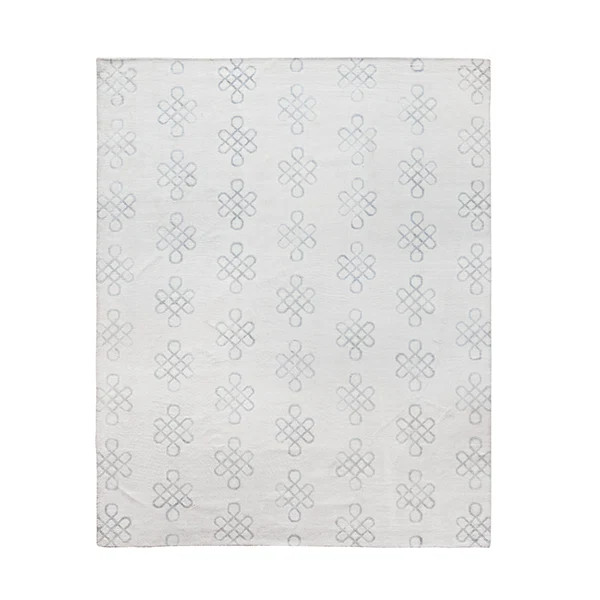 Nonogram Rug in Cloud | Caitlin Wilson Design