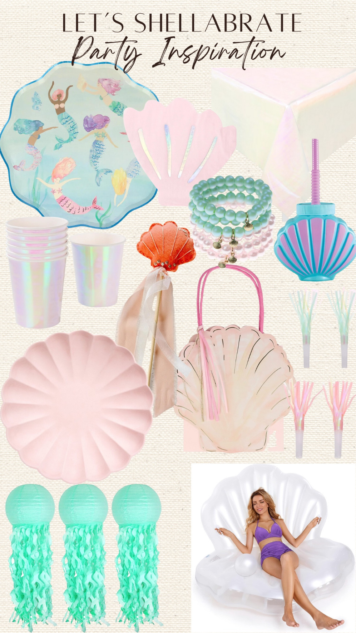 Some of the fun things we had at our daughters 5th birthday Shellabration! It all turned out so cute. 

Let’s Shellabrate | Mermaid Birthday | Party Decor | Under the sea

#LTKparties #LTKkids #LTKfamily