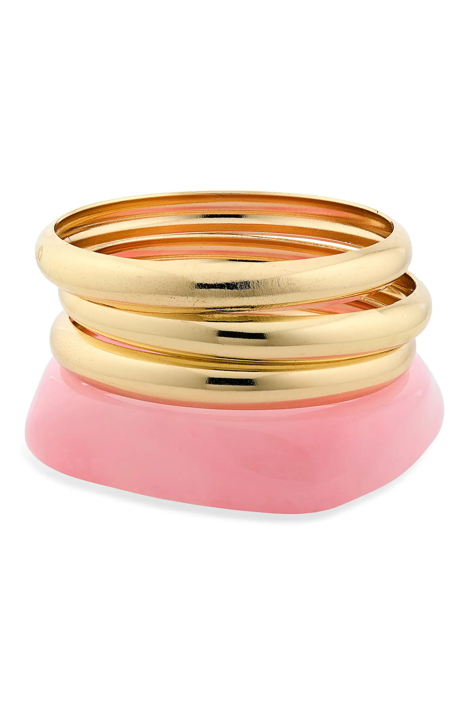 Set of 3 Metal & Resin Bangle Bracelets (Women) | Nordstrom | Nordstrom