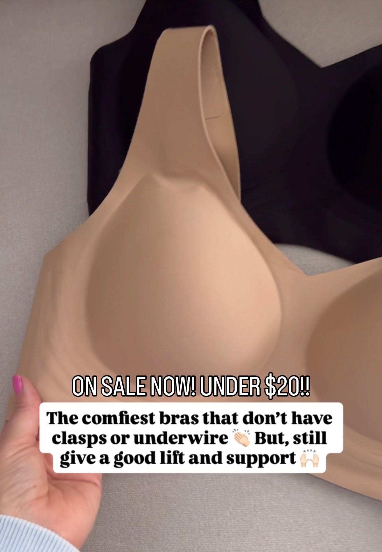 Comfortable bra, seamless bra, lifted bra, supportive bra, comfy bra, elevated basics, Lovelylifestyling 

#LTKWorkwear #LTKSpringSale #LTKootd