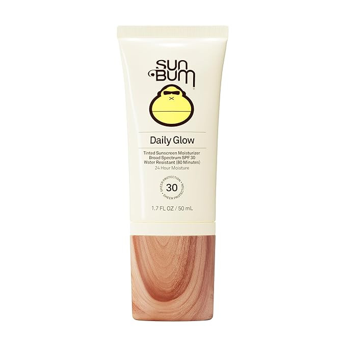Sun Bum Daily SPF 30 Glow Sunscreen Face Lotion - Moisturizing Facial Sunscreen - Tinted - Dewy F... | Amazon (US)