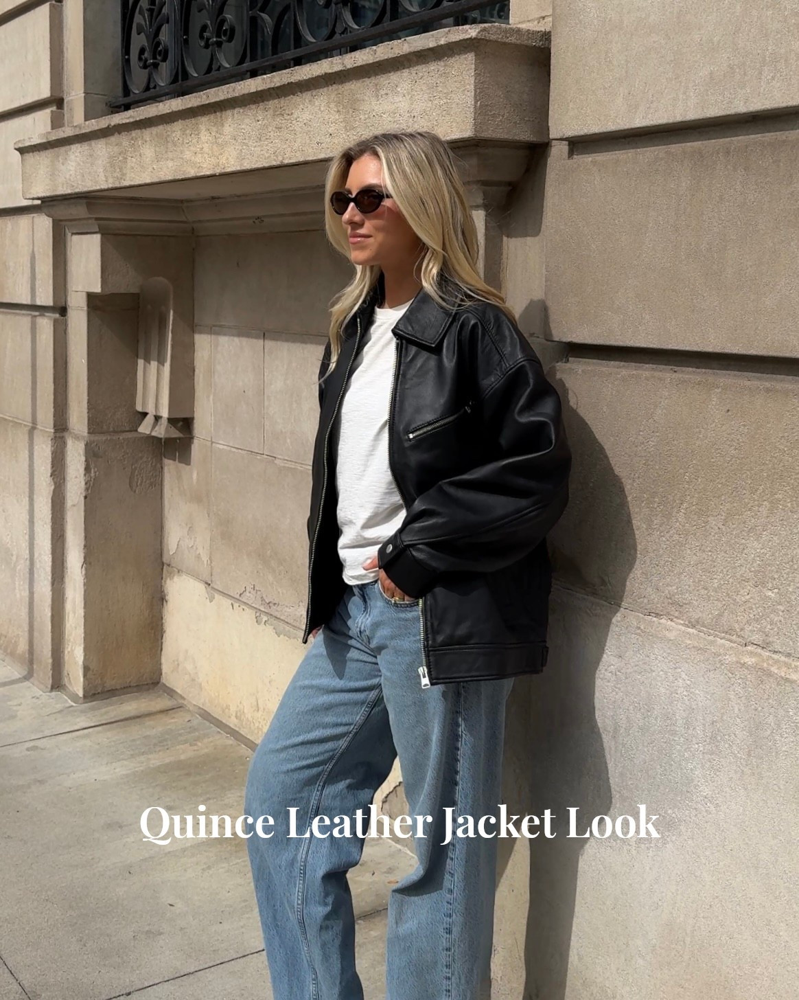Quince Leather Jacket look. Bomber jackets for fall 🍂

#LTKStyleTip #LTKSeasonal #LTKSaleAlert