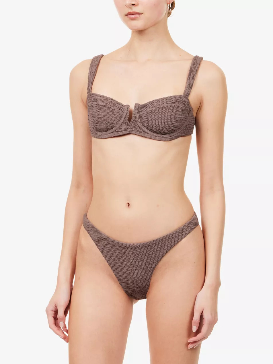 Clovelly V-Cut Bikini Top | Selfridges