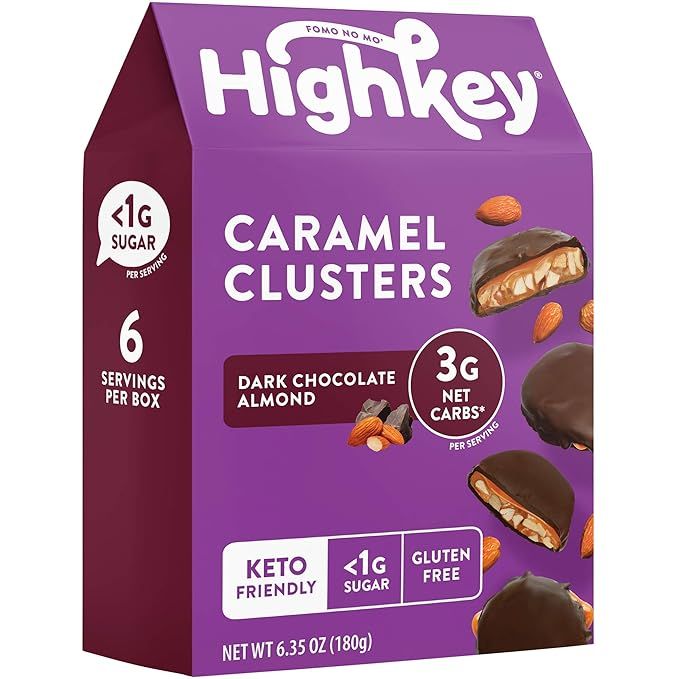HighKey Keto Snacks - Low Sugar, Low Carb Candy - Gluten Free Healthy Desserts - Paleo & Diabetic... | Amazon (US)