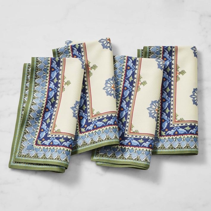 Sicily Verdi Napkins, Set of 4 | Williams-Sonoma