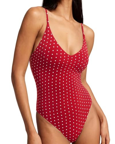 SUUKSESS Body de tanga con cuello en V acolchado para mujer, tirantes de espagueti ajustables, ca... | Amazon (US)