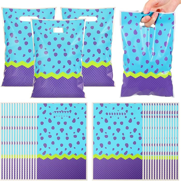 Eccliy 30 Pcs Monster Party Bags Cartoon Monster Candy Gift Bags for Birthday Party Favors Decora... | Amazon (US)