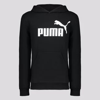 Moletom Puma Big Hoodie Juvenil Preto | Dafiti (BR)