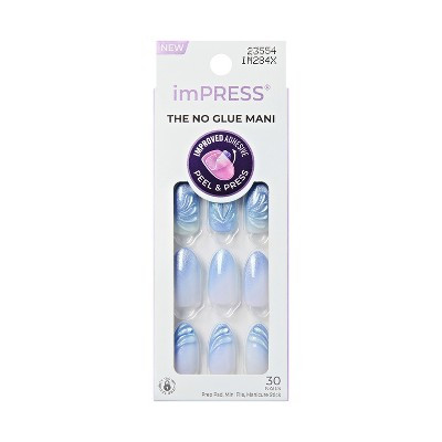 Impress Design Press-On Fake Nails - Medium Almond - Ciel - 33ct | Target