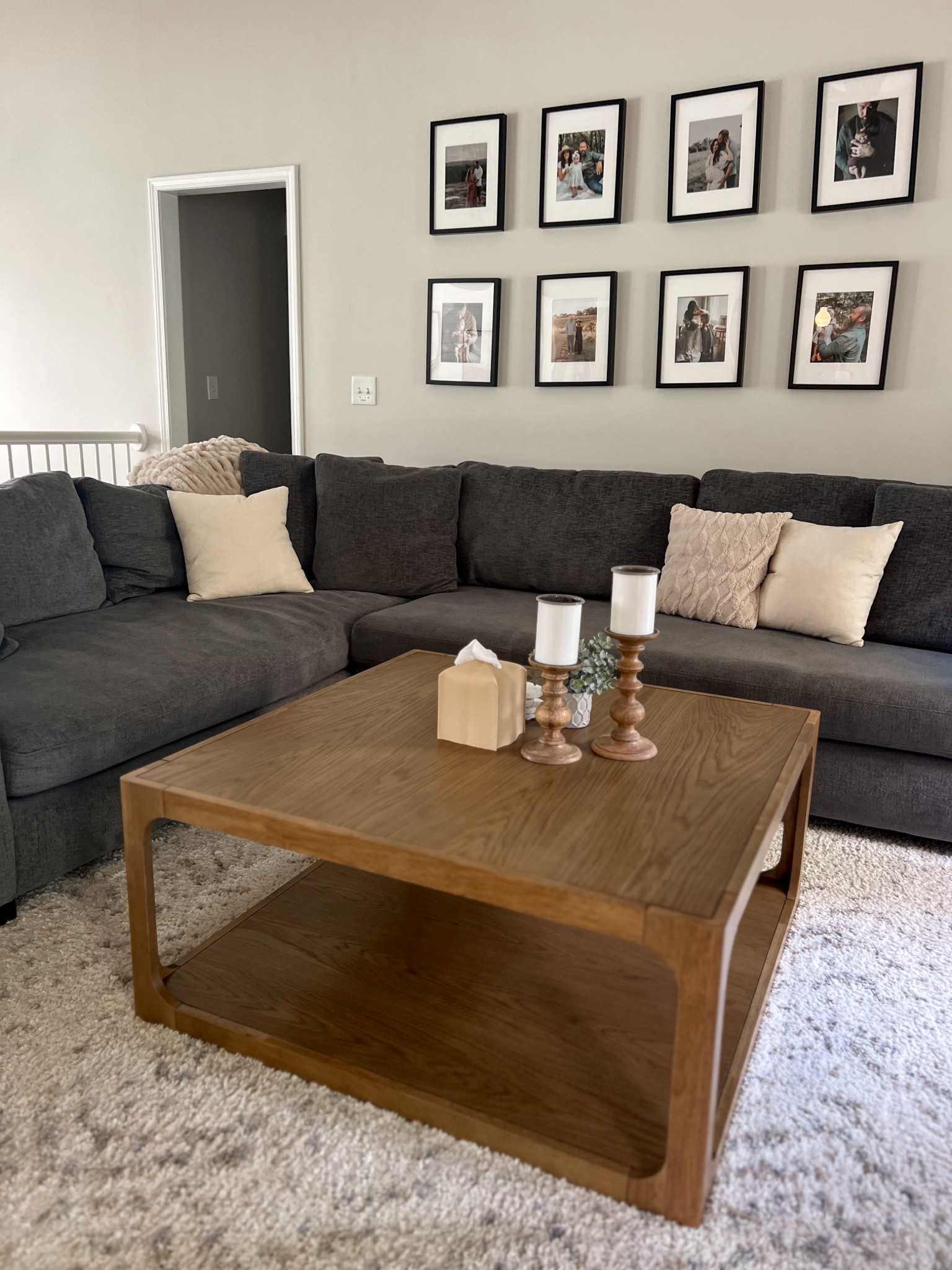 Switched out our rectangular coffee table for this square + it has rounded edges so it’s much more kid-friendly!

#LTKHome