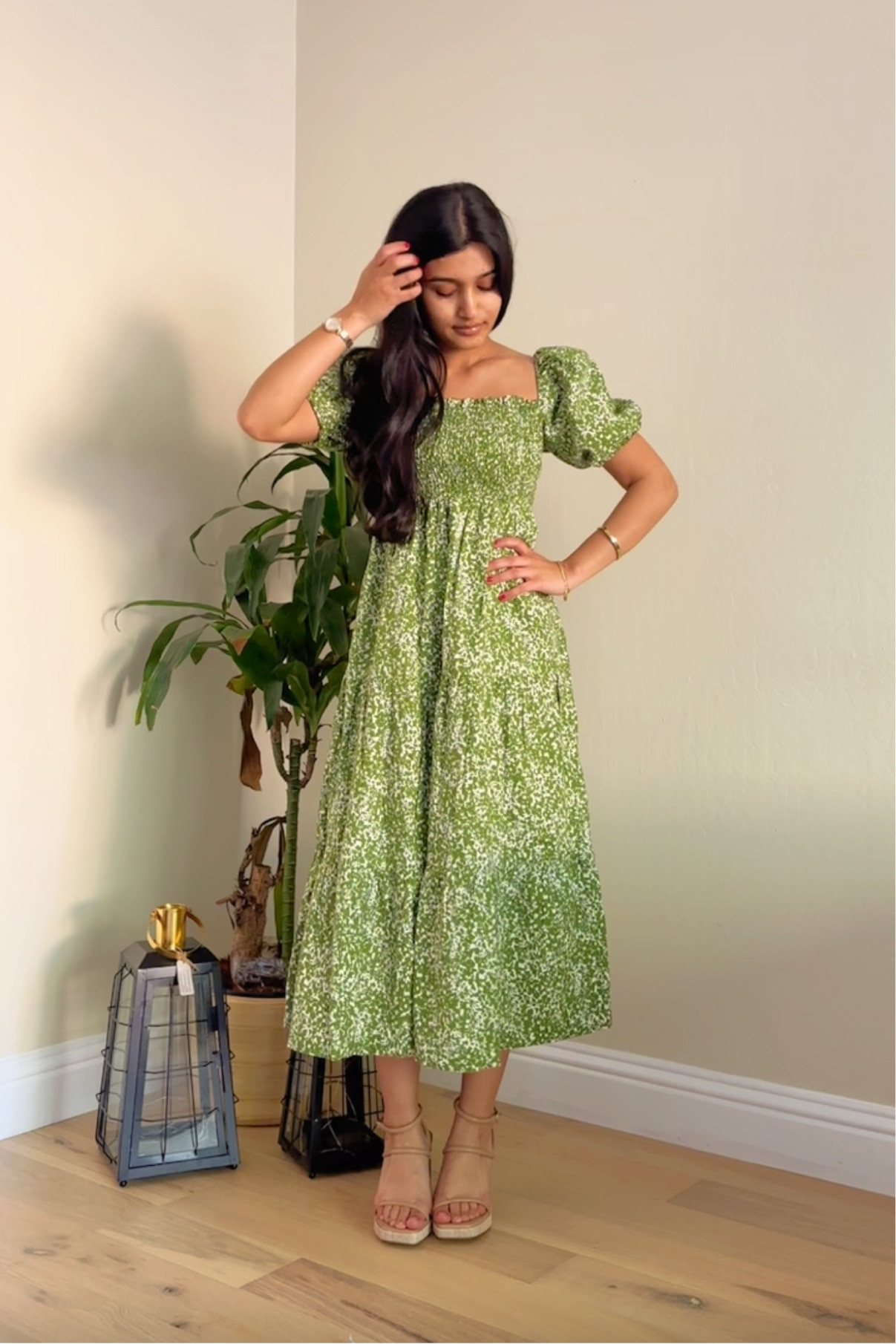 green modest midi dress 💚✨

#LTKworkwear #LTKwedding #LTKunder100