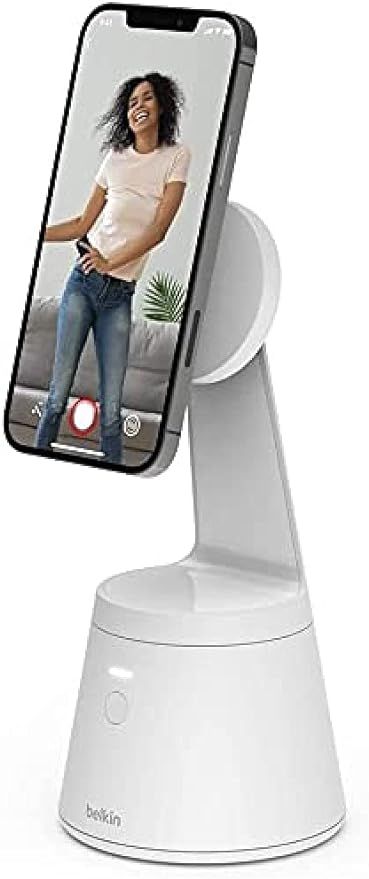 Belkin Face Tracking Phone Mount, MagSafe Compatible Cellphone Stand with Movement Tracking Video... | Amazon (US)