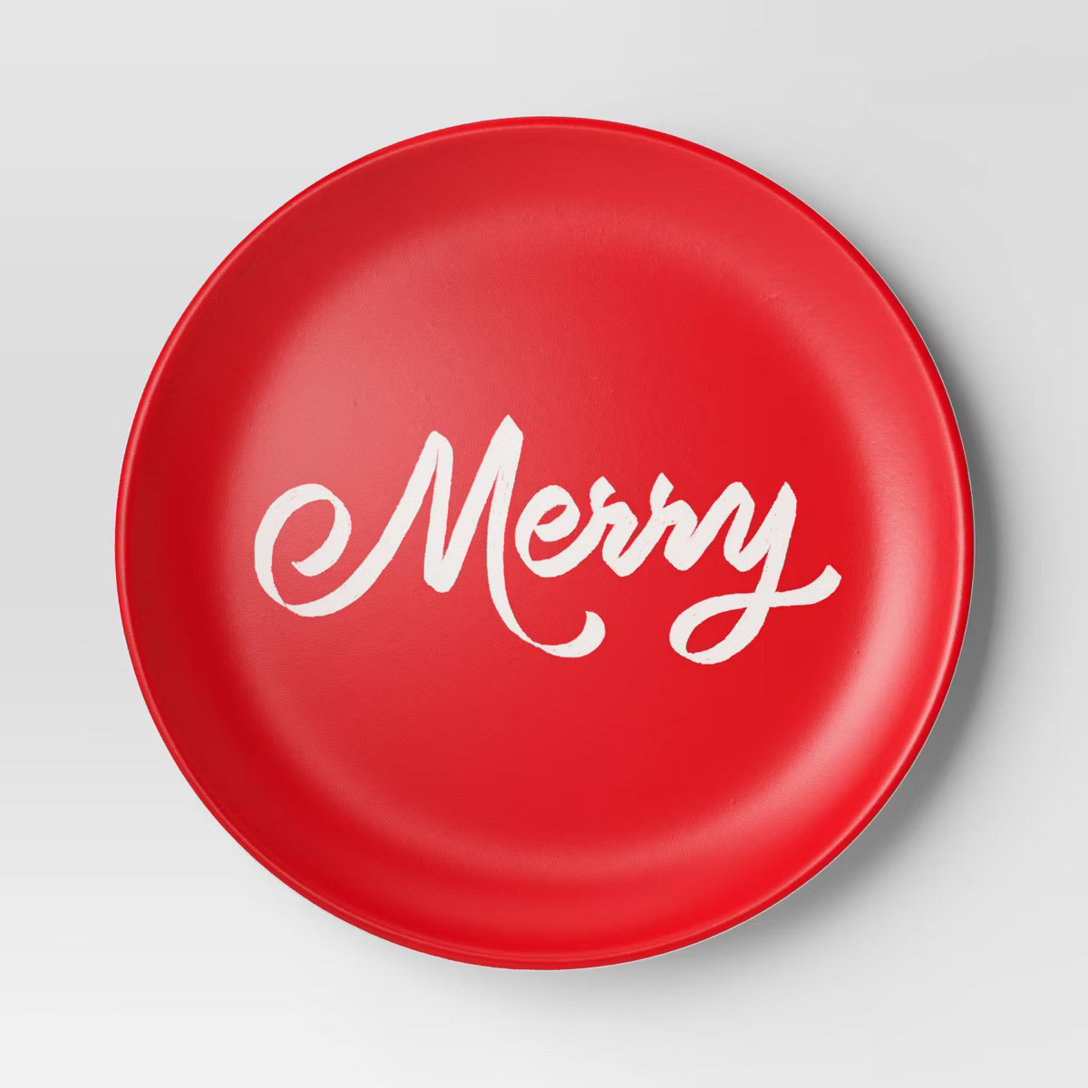 7" Melamine Merry Salad Plate Red - Threshold™ | Target