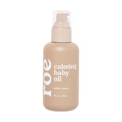Roe Wellness Calming Baby Oil for Hair, Scalp, Body, Sensitive Skin to Hydrate & Soothe, Fragrance Free - 4 fl oz | Target