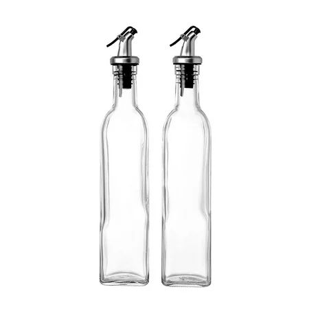 Olive Oil Dispenser - 2 Pack Oil Vinegar Dispenser with Lever Release Pourer (17 Ounce) Great as Oil | Walmart (US)