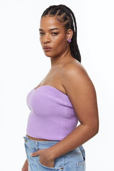 Rib-knit Tube Top | H&M (US + CA)