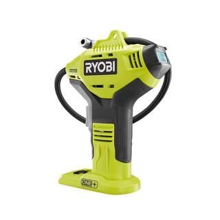 RYOBI ONE+ 18V Cordless High Pressure Inflator with Digital Gauge (Tool Only) P737D - The Home De... | The Home Depot