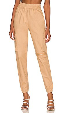 superdown Cynthia Jogger Pant in Khaki from Revolve.com | Revolve Clothing (Global)