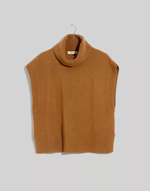 (Re)sourced Cashmere Turtleneck Sweater Vest | Madewell