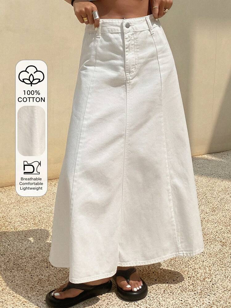 $24.80
 [100% Cotton] DAZY Plain A-Line Women Casual Versatile Denim Mini Skirt Jeans Skirt Vacation Outfits Women
4.90
(1000+)
#18 Bestseller
in White Women Denim Skirts

Color: White



Size
Default
S
M
L
XL
Curve
Size Guide
Dazy follow Asian sizing and run smaller than SHEIN.
Not your size? Tell us
More Options
Loose
 | SHEIN