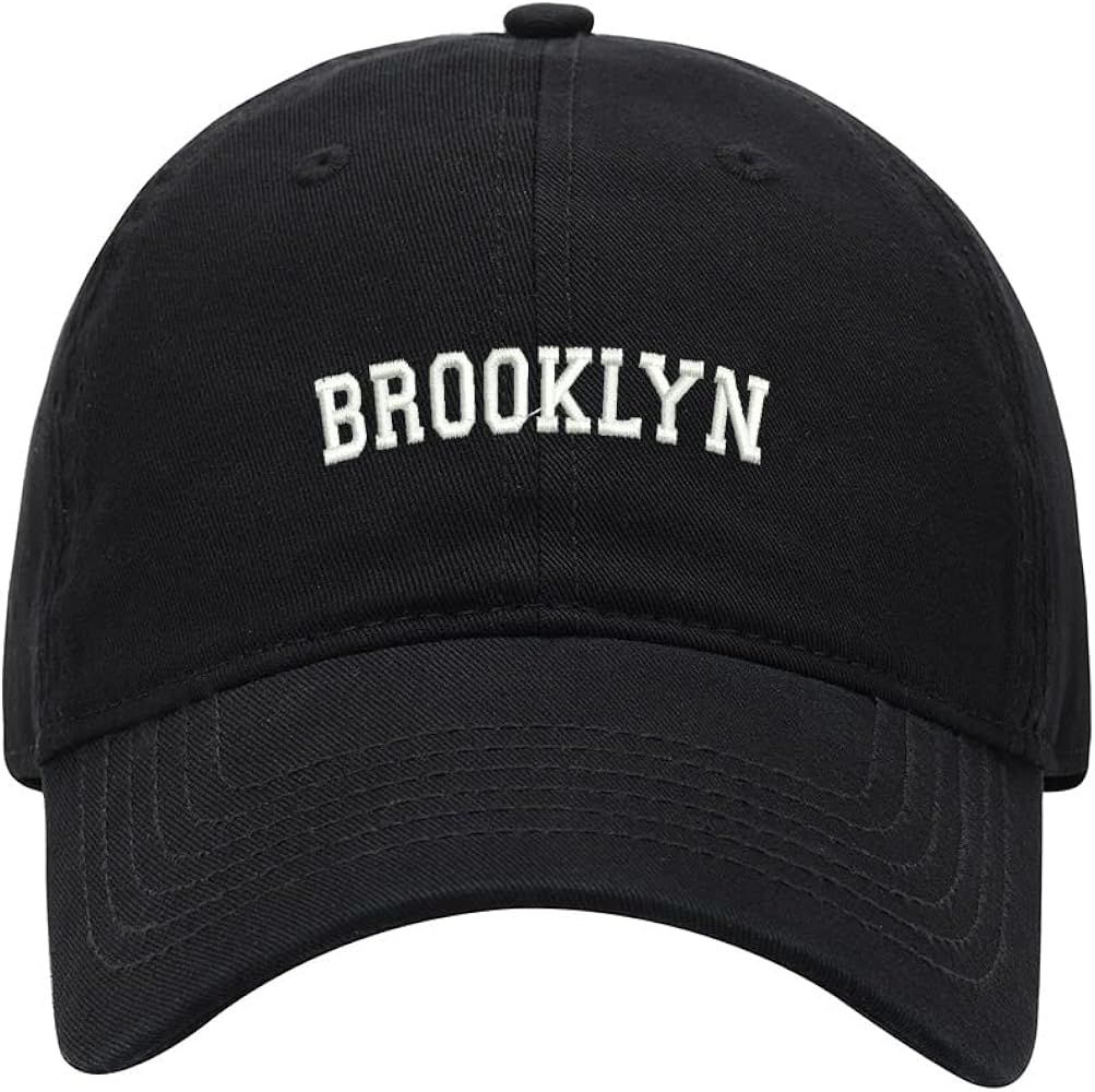 Baseball Cap Men Women Brooklyn 1 Embroidered Unisex Classic Adjustable Strapback Dad Hat | Amazon (US)